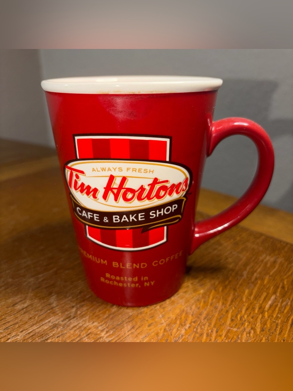 Tim Hortons Red Cafe & Bake Shop Ceramic Coffee Mug